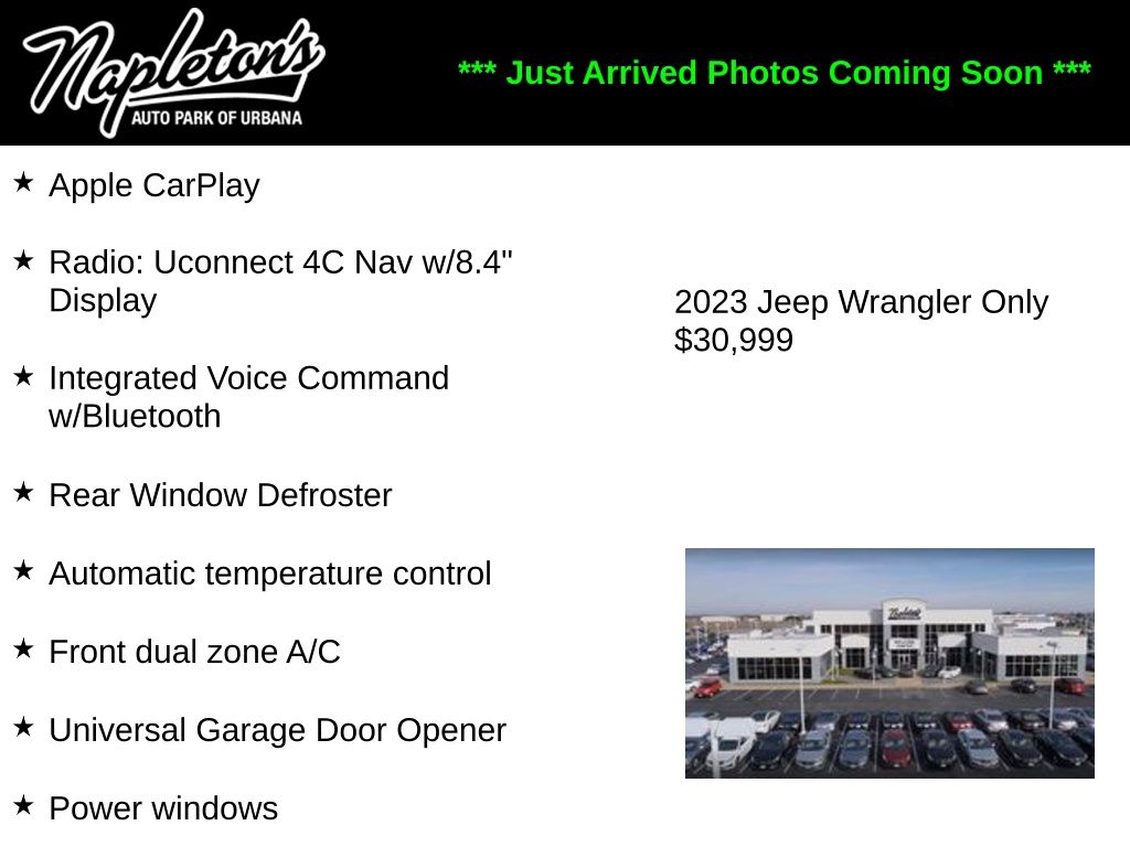 jeep wrangler 4xe 2023 1C4JJXN60PW621110 image jeep wrangler 4xe 2023 1C4JJXN60PW621110 image